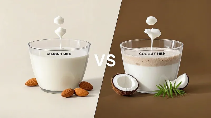 almond milk vs coconut milk